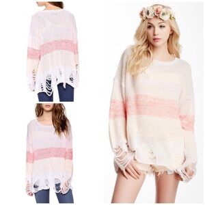 EUC Wildfox White Label Popsicle Lennon Sweater M​​​​​